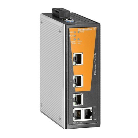 IE-SW-VL05M-5TX Síťový spínač, řízený, Fast Ethernet, Počet portů: 5x RJ45, IP30, 0 °C...6