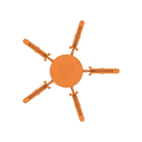 APGCE Kódovací prvek (svorka), Wemid, Oranžová, Šířka: 3.3 mm