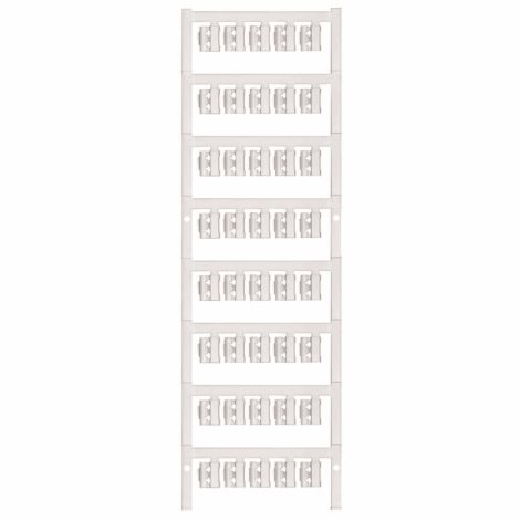 SFC 1/12 MC NE WS SlimFix Clip, Označení vodičů a kabelů, 2 - 3.5 mm, 12 x 5.8 mm, Bílá