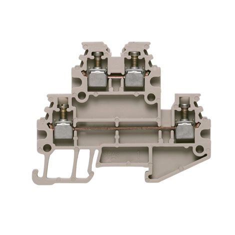 WDK 1.5/R3.5 W řada, Svorka se dvěma vrstvami, Průchozí svorka, Jmenovitý průřez: 1.5 mm2,