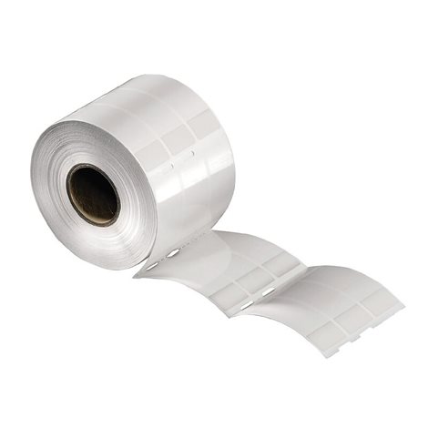 THM WO 25/76 WS THM, Označení vodičů a kabelů, 4.8 - 19.4 mm, 25 x 76 mm, Bílá