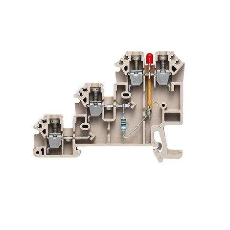 DLI 2.5/LD-RT/PNP +- DB W řada, Svorka iniciátoru/aktoru, Jmenovitý průřez: 2.5 mm2, Šroub
