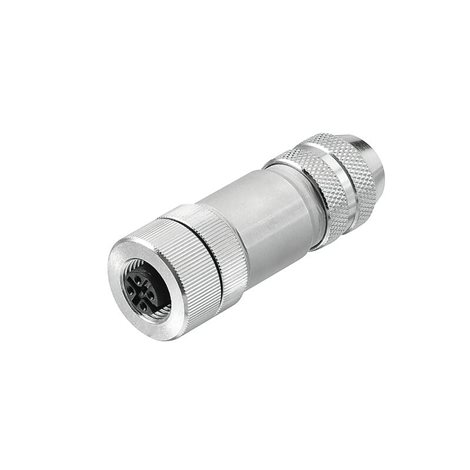 SAIB-M-5/8S M12 5P A-COD Patice vyrobené podle specifikace zákazníka, M12, Zásuvka, rovná
