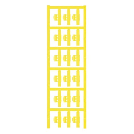 SFC 2/30 MC NE GE SlimFix Clip, označení vodičů a kabelů, 3 - 5 mm, 30 x 5.8 mm, žlutá