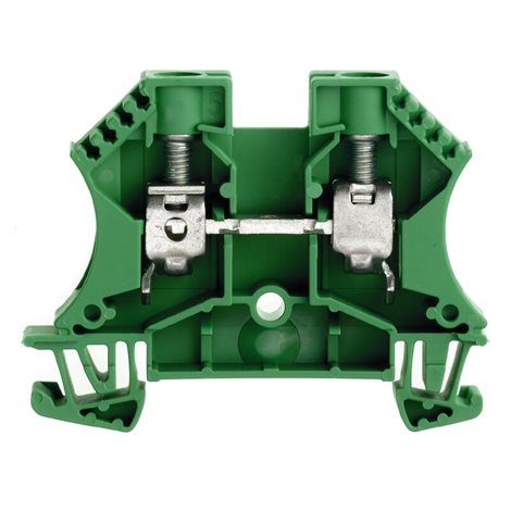 WDU 10 GN Průchozí svorka, Šroubové připojení, 10 mm², 1000 V, 57 A, Zelená
