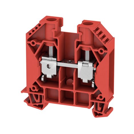 WDU 16 RT Průchozí svorka, Šroubové připojení, 16 mm², 1000 V, 76 A, Červená