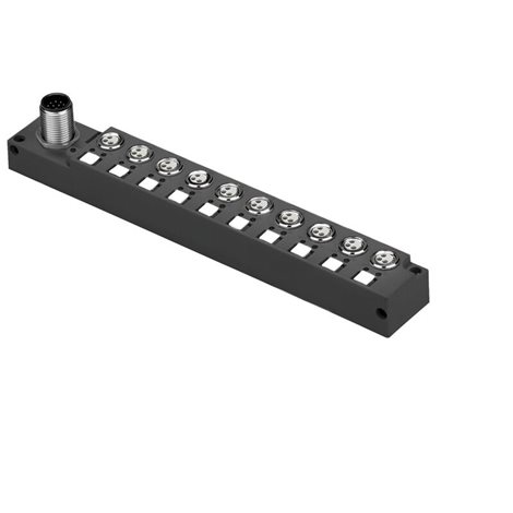 SAI-10-S12 3P M8 L SAI pasivní, Pasivní rozvaděč senzor / aktor, M8