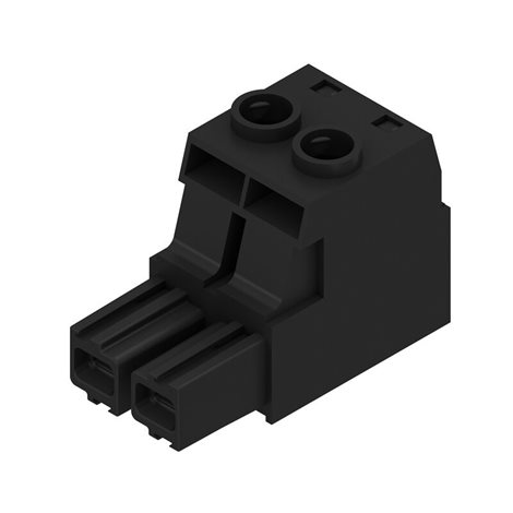 BUZ 10.16HP/02/180 AG BK BX Zásuvný konektor PCB plug in, zdířka, 10.16 mm, Počet pólů: 2,