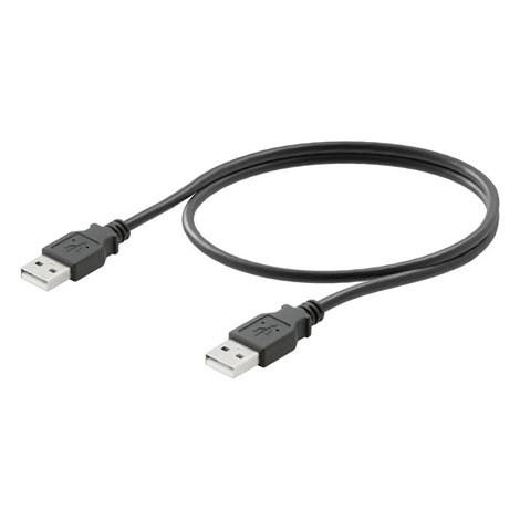 IE-USB-A-A-1.0M USB kabel, USB A, USB A, PVC, 1 m