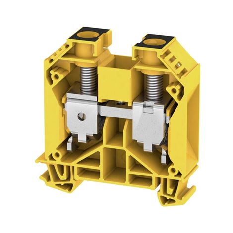 WDU 35 GE/SW Průchozí svorka, Šroubové připojení, 35 mm², 1000 V, 125 A, Žlutá, Černá