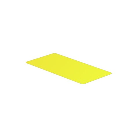 CC 30/60 MM GE ClipCard, Značky na přístroje, 30 x 60 mm, Žlutá