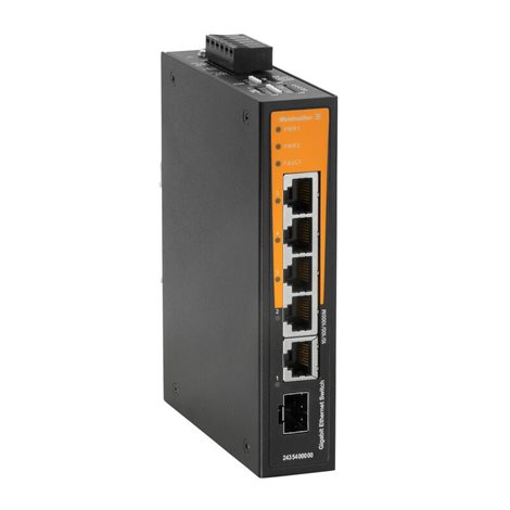 IE-SW-BL05-4GT-1GS Síťový spínač, neřízený, Gigabit Ethernet, Počet portů: 4