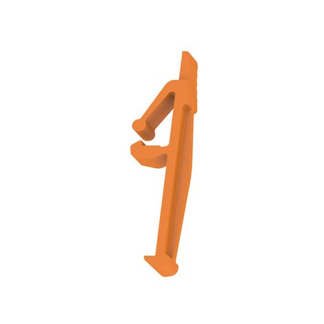 APGLE 2.5/4  Zamykací spony (svorka), Wemid, Oranžová