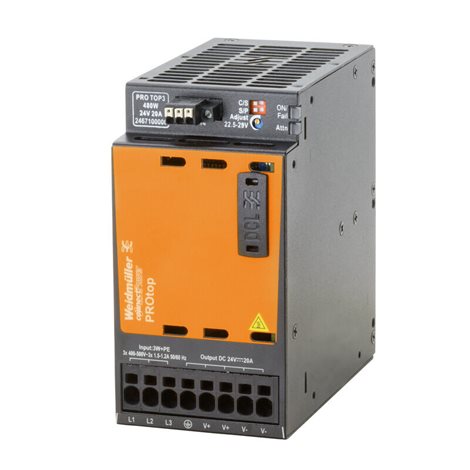 PRO TOP3 480W 24V 20A Elektrické napájení, jednotka elektrického napájení ve spínacím reži