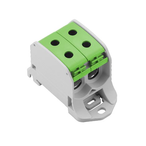 WPD 230 2X50/2X50 GN W řada, Rozváděcí blok, Jmenovitý průřez: 50 mm², Nosná lišta / 
