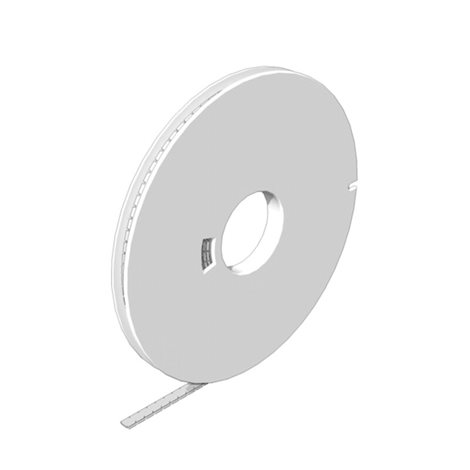 MF 5/5 MM WS Označení svorek, 5 x 5 mm, Bílá