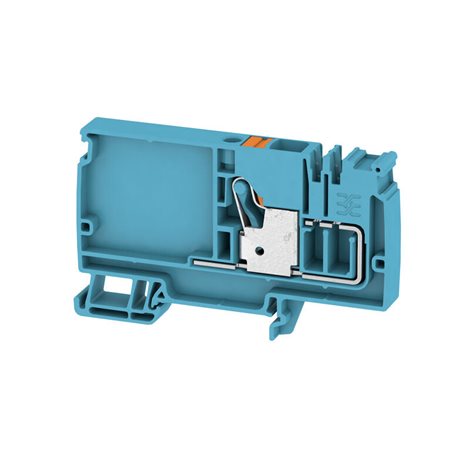 AAP12 10 LO BL/OR Napájecí svorka, PUSH IN, 10 mm², 800 V, 57 A, Modrá