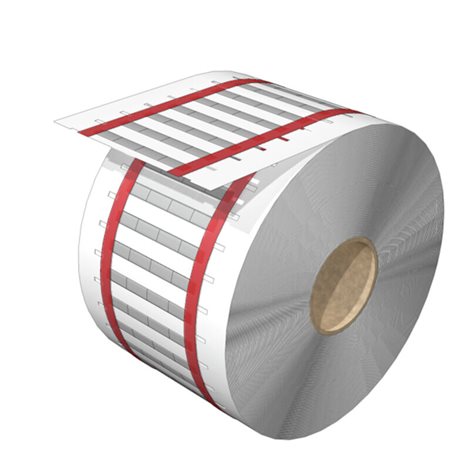 HS 0.8-2.4/12 MM W Označení vodičů a kabelů, 0.8 - 2.4 mm, 12.7 x 5 mm, Bílá