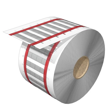 HS 1.6-4.8/12 MM W Označení vodičů a kabelů, 1.6 - 4.8 mm, 12.7 x 8.7 mm, Bílá