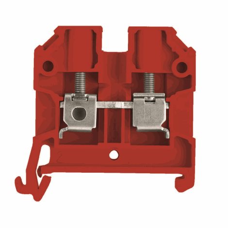 SAK 4/35 RT Průchozí svorka, Jmenovitý průřez: 4 mm2 rudá