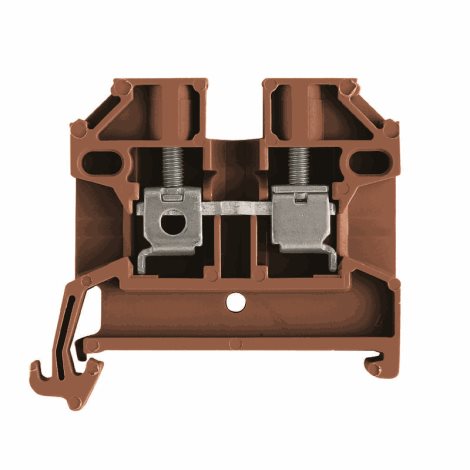 SAK 2.5/35 BR Průchozí svorka, Jmenovitý průřez: 2.5 mm2 hnědá
