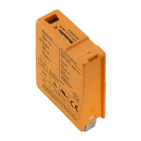 VPU AC II 0 480/50 Náhradní svodič, Ochrana proti přepětí, UP(L/N-PE) ≤ 2.3 kV