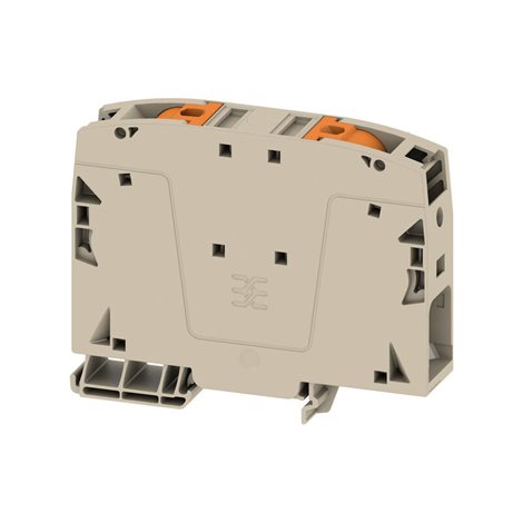 A2C 50/70 Průchozí svorka, PUSH IN, 50 mm², 1000 V, 150 A, tmavě béžová