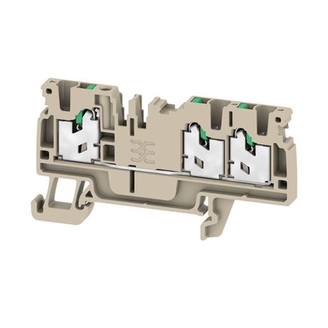 S3C 2.5 Průchozí svorkovnice, SNAP IN, 2.5 mm², 800 V, 24 A, Počet připojení: 3