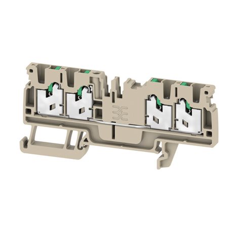 S4C 2.5 Průchozí svorkovnice, SNAP IN, 2.5 mm², 800 V, 24 A, Počet připojení: 4