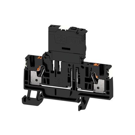 AFS 4 2C DL BK Svorka pojistky, PUSH IN, 4 mm², 250 V, 6.3 A, černá