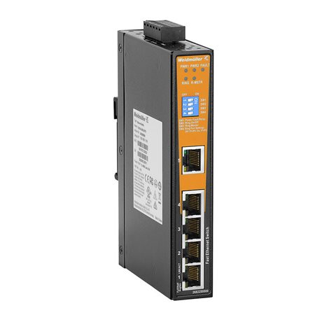 IE-SW-AL05LM-5TX Síťový spínač, lite managed, Fast Ethernet, Počet portů: 5x RJ45, IP30, -40 °C...75