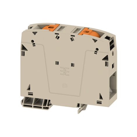 A2C 95/120 Průchozí svorka, PUSH IN, 95 mm², 1000 V, 232 A, Tmavě béžová