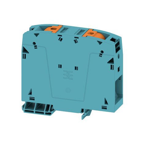A2C 95/120 BL Průchozí svorka, PUSH IN, 95 mm², 1000 V, 232 A, Modrá
