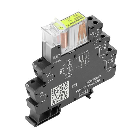 TRS 24VUC 2CO FG TERMSERIES, Reléový modul s nuceně vedenými kontakty, Počet kontaktů: 2