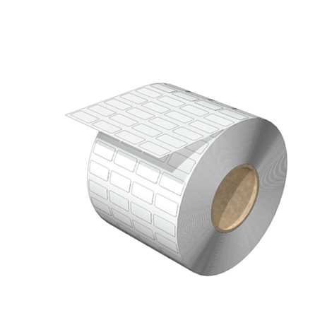 THM MT30X 17/8 WS THM, Značky na přístroje, 8 x 17 mm, Bílá