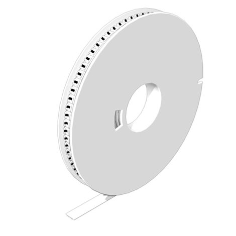 WS 10/6 MM WS WS, Označení svorek, 10 x 6 mm, Weidmueller, Bílá