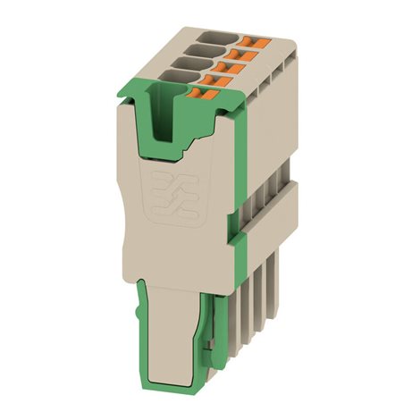 APG 2.5/5-4BG-GN Konektor, 2.5 mm², 800 V, 24 A, Počet pólů: 5, Béžová, Zelená