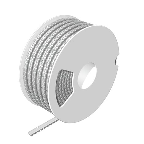 SFM 1/18 1.2-1.8 MM WS Označení vodičů a kabelů, 1.2 - 1.8 mm, 18 x 3.8 mm, Bílá