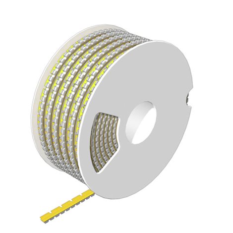 SFM 1/12 1.2-1.8 MM GE Označení vodičů a kabelů, 1.2 - 1.8 mm, 12 x 3.8 mm, Žlutá