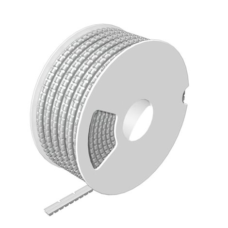 SFM 2/18 1.8-2.5 MM WS Označení vodičů a kabelů, 1.8 - 2.5 mm, 18 x 4.6 mm, Bílá
