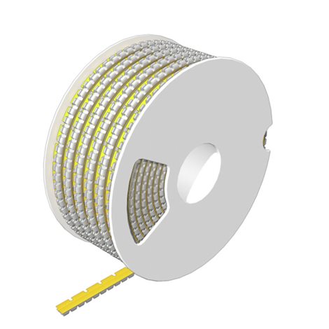 SFM 2/12 1.8-2.5 MM GE Označení vodičů a kabelů, 1.8 - 2.5 mm, 12 x 4.6 mm, Žlutá