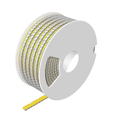 SFM 2/18 1.8-2.5 MM GE Označení vodičů a kabelů, 1.8 - 2.5 mm, 18 x 4.6 mm, Žlutá