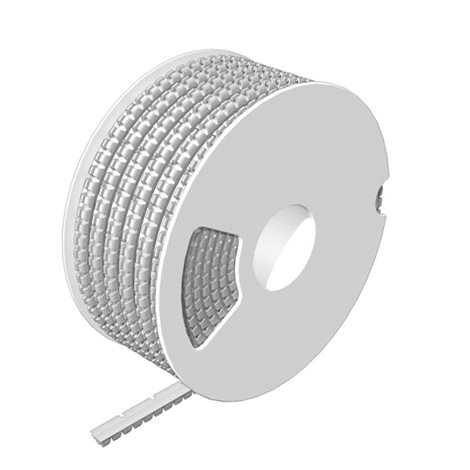 SFM 3/18 2.5-3.3 MM WS SlimFix, Označení vodičů a kabelů, 2.5 - 3.3 mm, 18 x 5.4 mm, Bílá