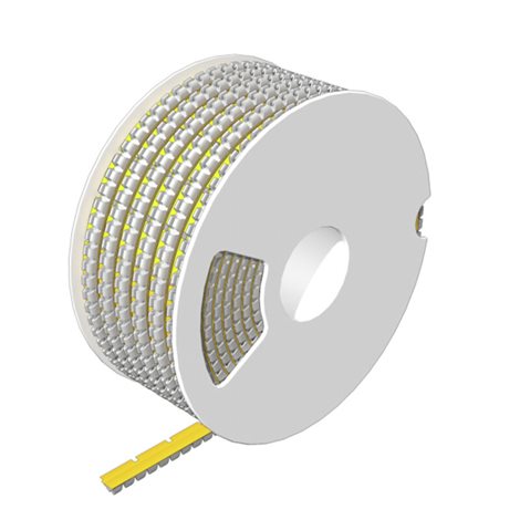 SFM 3/18 2.5-3.3 MM GE Označení vodičů a kabelů, 2.5 - 3.3 mm, 18 x 5.4 mm, Žlutá
