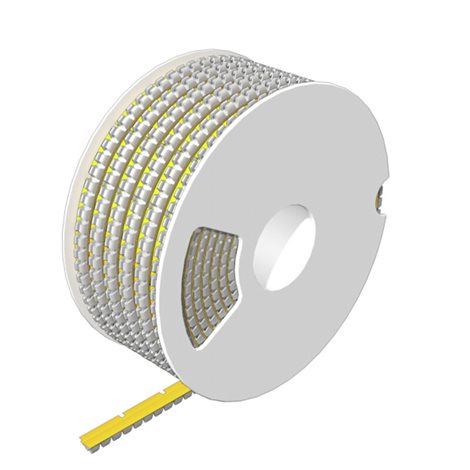 SFM 3/24 2.5-3.3 MM GE SlimFix, Označení vodičů a kabelů, 2.5 - 3.3 mm, 24 x 5.4 mm, Žlutá