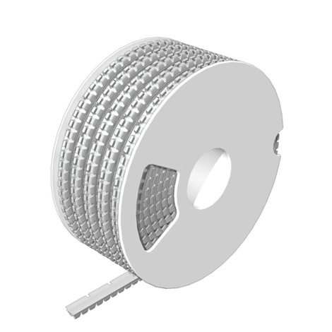 SFM 4/18 3.3-4.0 MM WS Označení vodičů a kabelů, 2.5 - 4 mm, 18 x 5.7 mm, Bílá