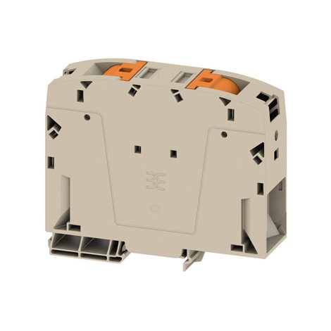A2C 150/185 Průchozí svorka, PUSH IN, 150 mm², 1000 V, 309 A, tmavě béžová