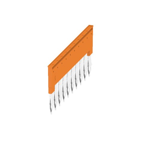 ZQV 6N/10 propojka, počet pólů: 10, rozteč v mm (P): 8.00, 41 A, oranžová