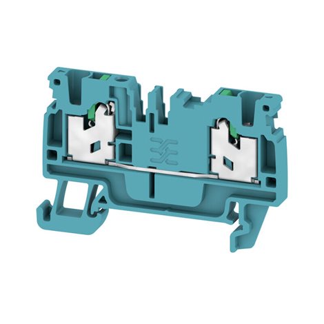 S2C 2.5 BL Průchozí svorkovnice, SNAP IN, 2.5 mm², 800 V, 24 A, Počet připojení: 2
