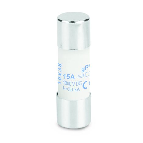 FUSE 10X38 15A 1000 VDC GPV S